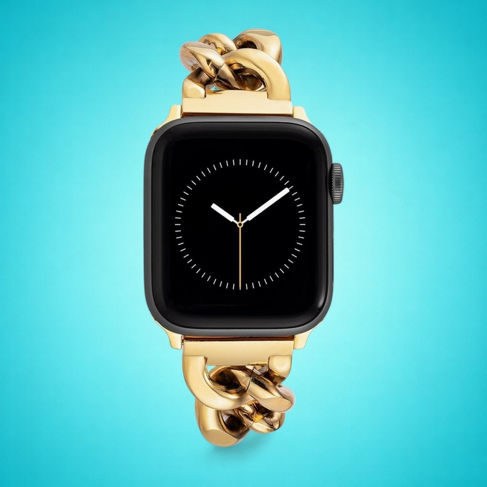 Anne Klein Gold Fashion Chain Bracelet for Apple Watch 38/40/41mm. Retails $65